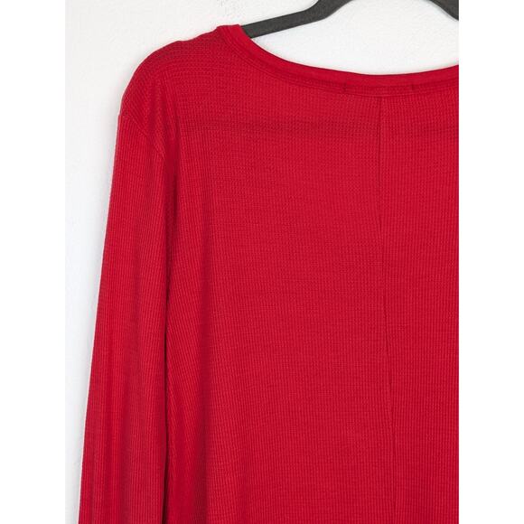 Wildfox Sweater Santa and Elf Knit Christmas Holidays Thermal Red White Size XS - Picture 8 of 13